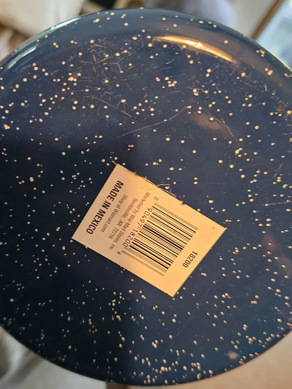 Ozark Trail Blue Enamel Cooking Pot with Lid - 3 1/2 qt